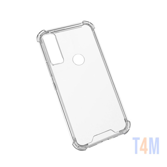 Capa de Silicone com Cantos Dura para Huawei Y8s Transparente